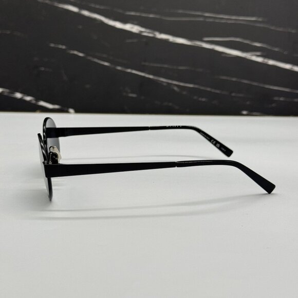 NEW SAINT LAURENT SL692 001 OVAL BLACK UNISEX SUNGLASSES SL 692 001 main image 4